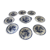 Set of plates and a handled dish Brownfield England