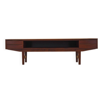 Low teak furniture, Danish design, 1970s, made in Denmark.