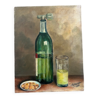 Old still life signed A. Mangin