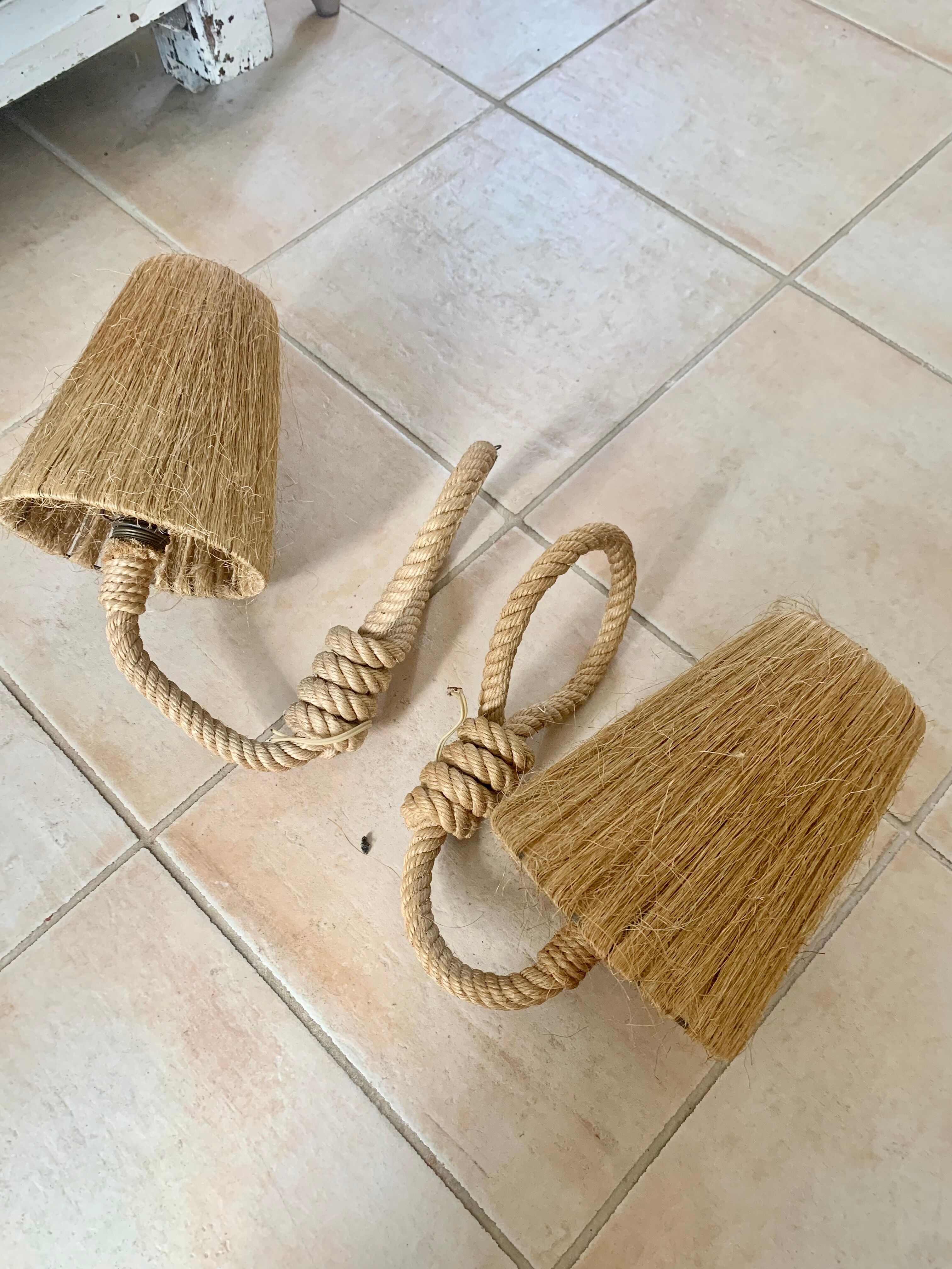 Rope sconces