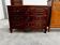 Curved Lyonnaise commode from the Louis XV period in solid walnut, late 1750s.
