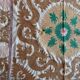 Vintage hand-embroidered tablecloth 128x135 cm