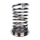 Vintage chrome spring-shaped umbrella stand