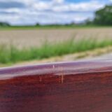 Baumann gondola chair in wood and cane