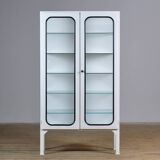 Armoire à pharmacie vintage en fer et verre, années 1970