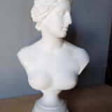 Large flat bust of Venus
