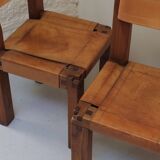 Pair of S11 chairs by Pierre Chapo