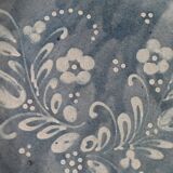 Large stoneware plate from Alsace Vincent Pirard Soufflenheim