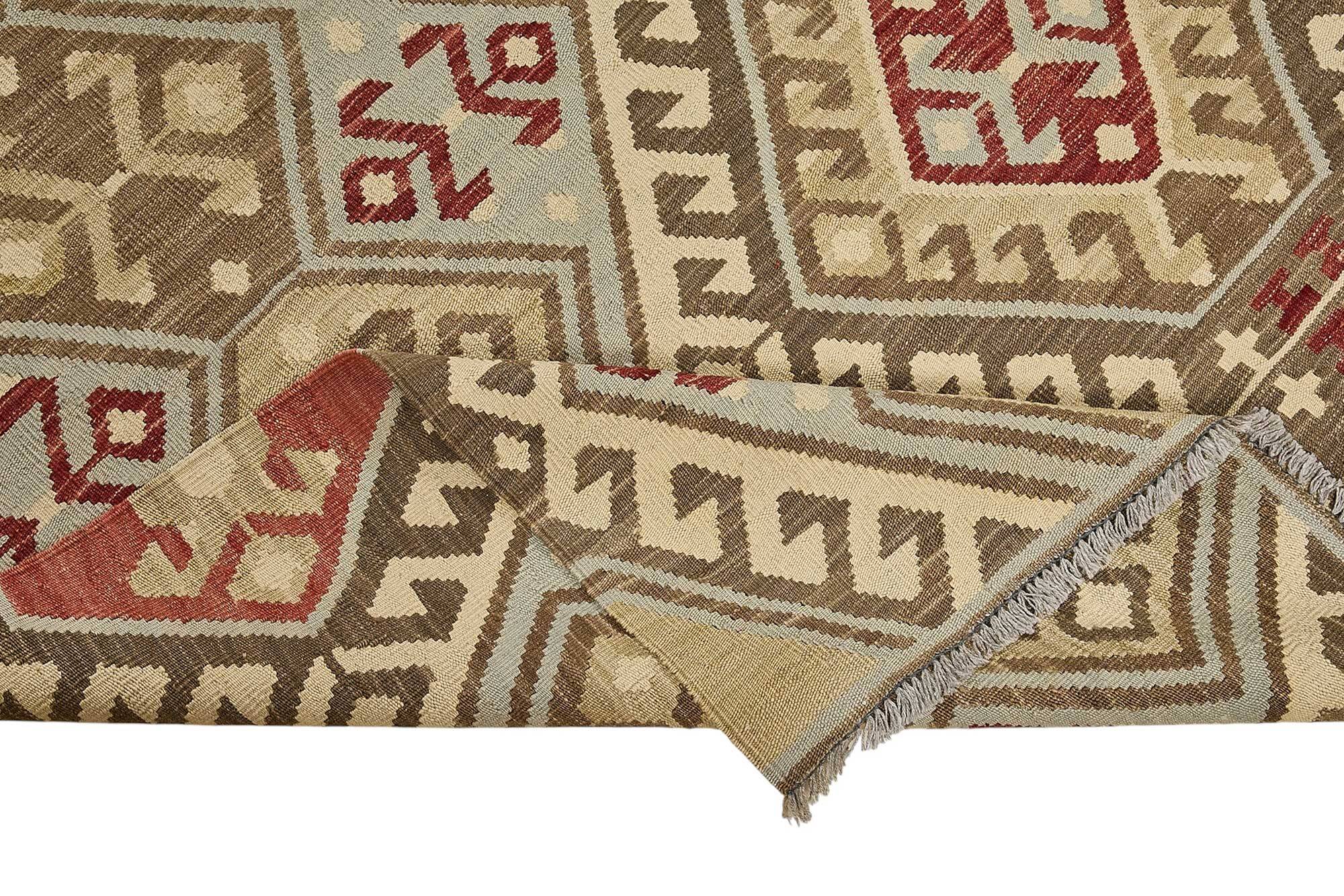Contemporary Tribal Decorative Kilim 331 cm x 365 cm
