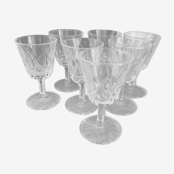 Lot de 7 verres vintage