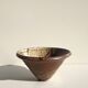Japanese stoneware bowl in the Japandi style, signed.