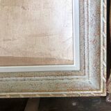 Peinture abstraite sur panneau