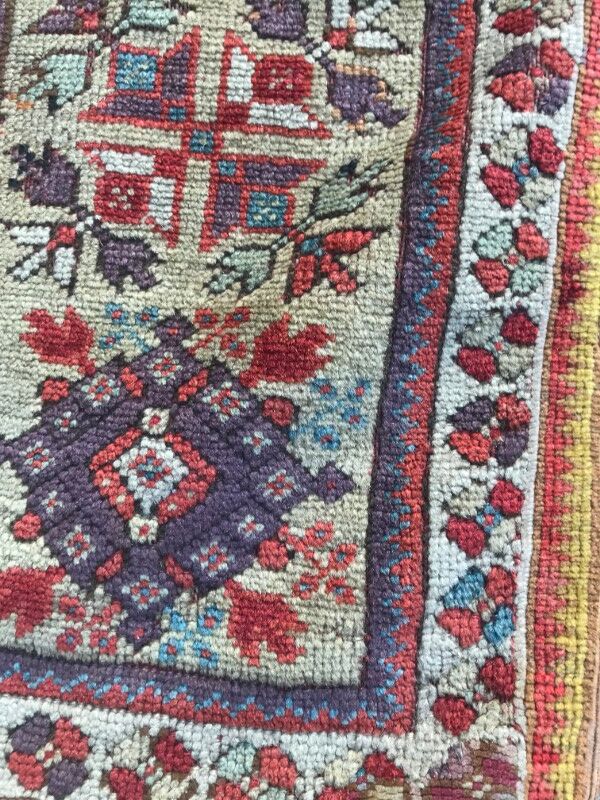Former 18th century Turkish carpet 150 X 100 CM hand made