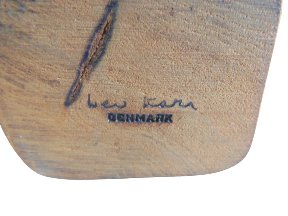 polar bear wood denmark signed lev kari paper press