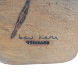 polar bear wood denmark signed lev kari paper press