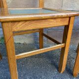 4 chairs bistrot 1950 design wood