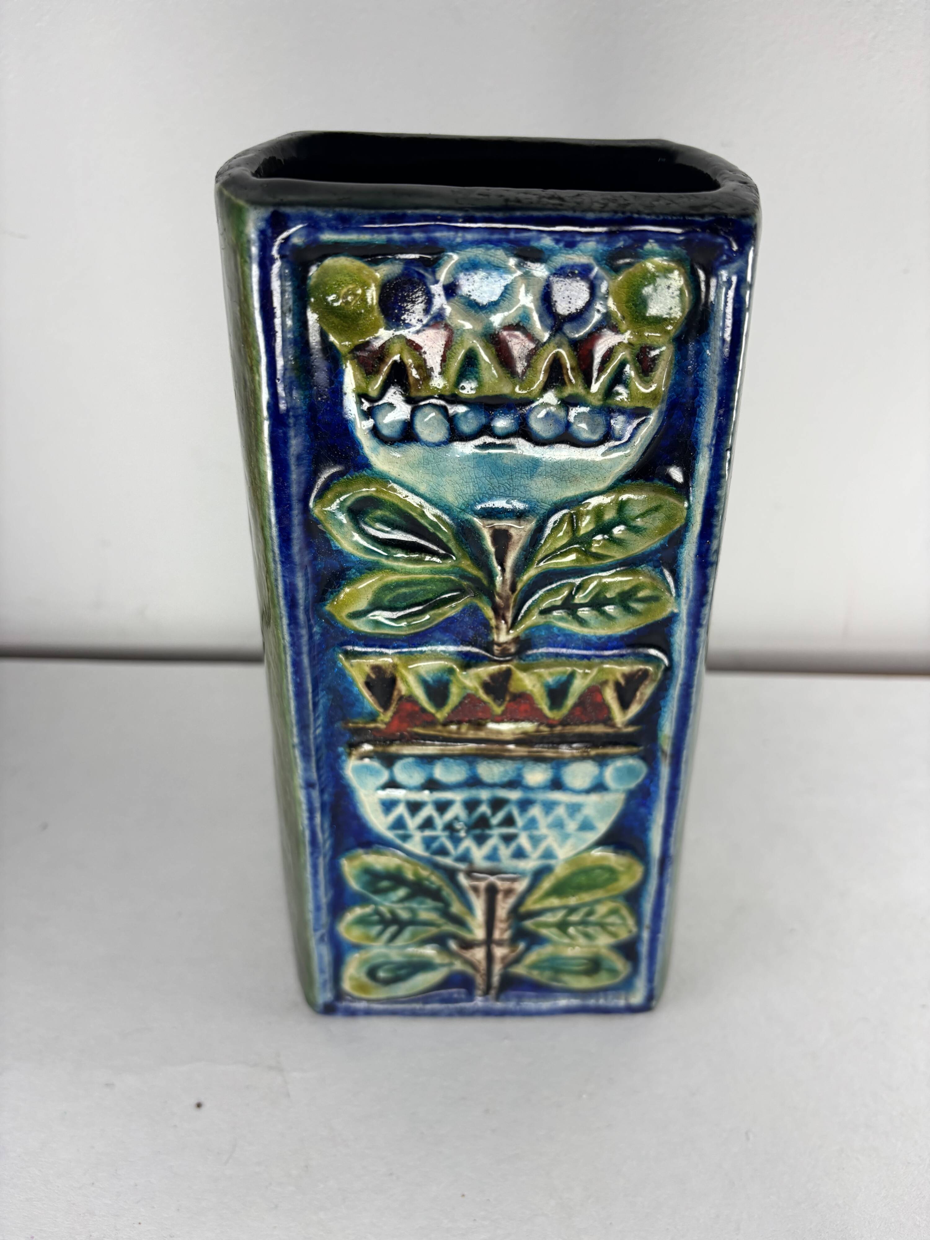 Fat Lava vase in ceramic Schramberg – Germany, 1960s