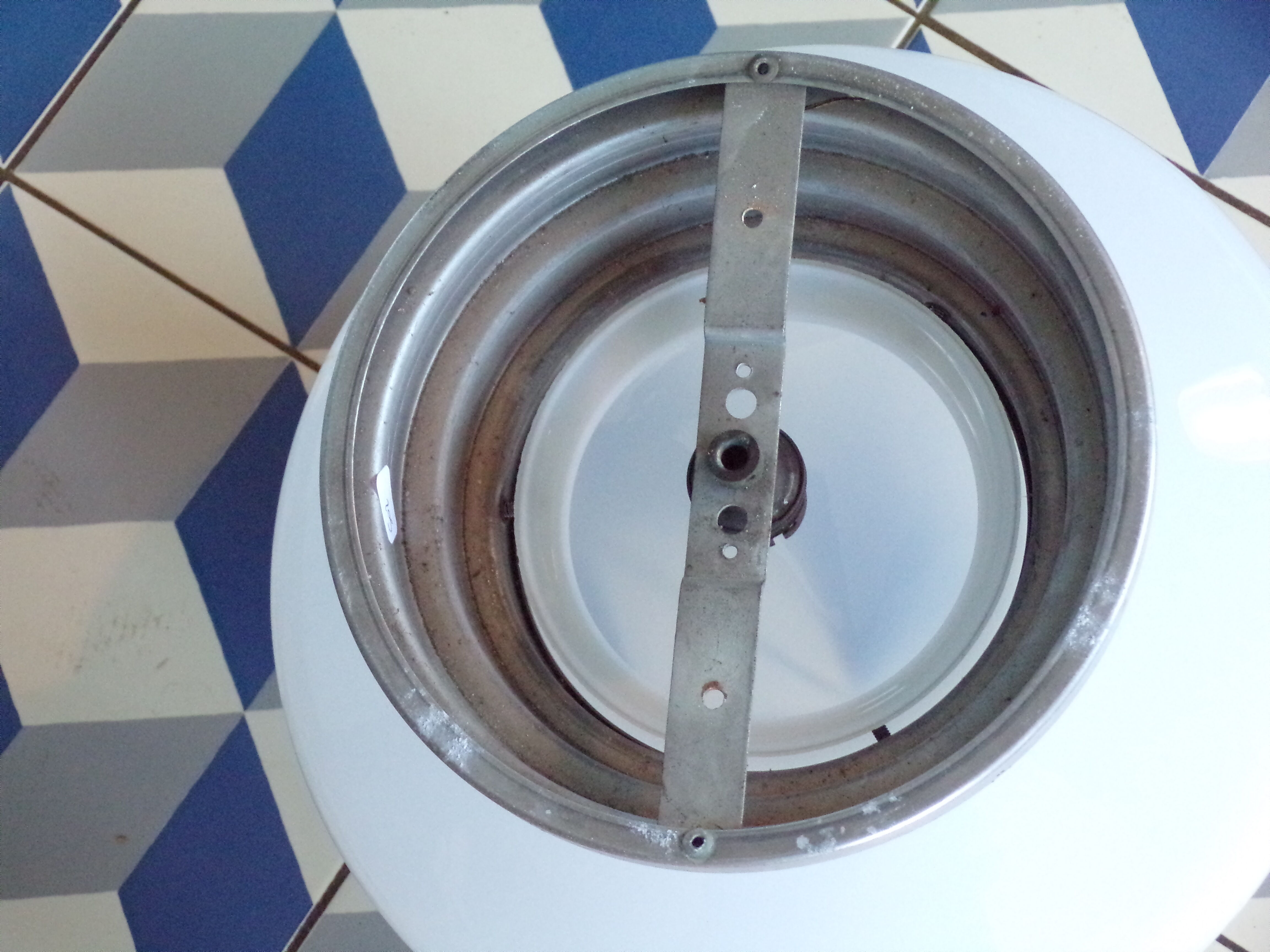 Pair of art deco ceiling lights