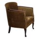1960s, Danish armchair, furniture velour, ash wood.