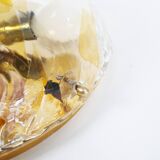 Vintage 1970’s Muranoglass wall flush mount light by La Murrina