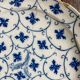 Lot de 7 assiettes faience XVIIIe - camaieu bleu