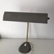 Vintage 1960 40cm grey cement Aluminor banker lamp