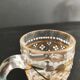 19th carafe liqueur service and 7 glasses