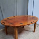 Mahogany boat coffee table