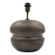 Mid-century modern brown ceramic lamp base,  France 1960s