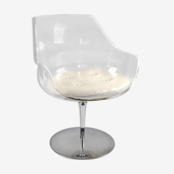 Champagne Chair par Erwin et Estelle Laverne pour Formes Nouvelles années 1960
