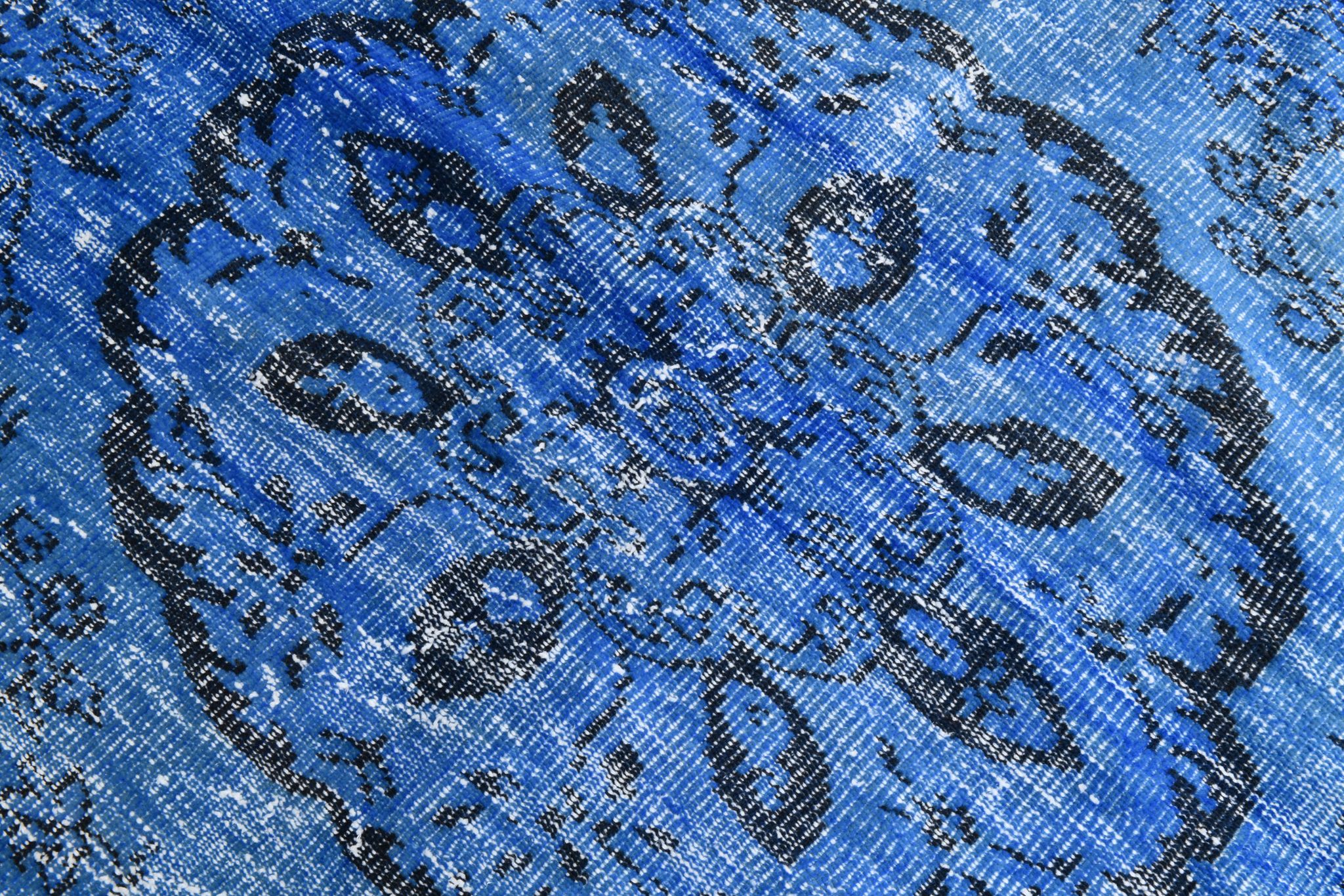 6x9 Classic Blue Turkish Rug, 191x272Cm