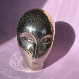 Ceramic head sculpture