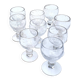 Verres bullés blanc
