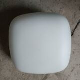 Vintage wall lamp, ceiling light in opaline glass