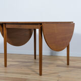 Table à manger extensible en teck danois, années 1960