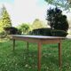 Table de ferme en bois brut