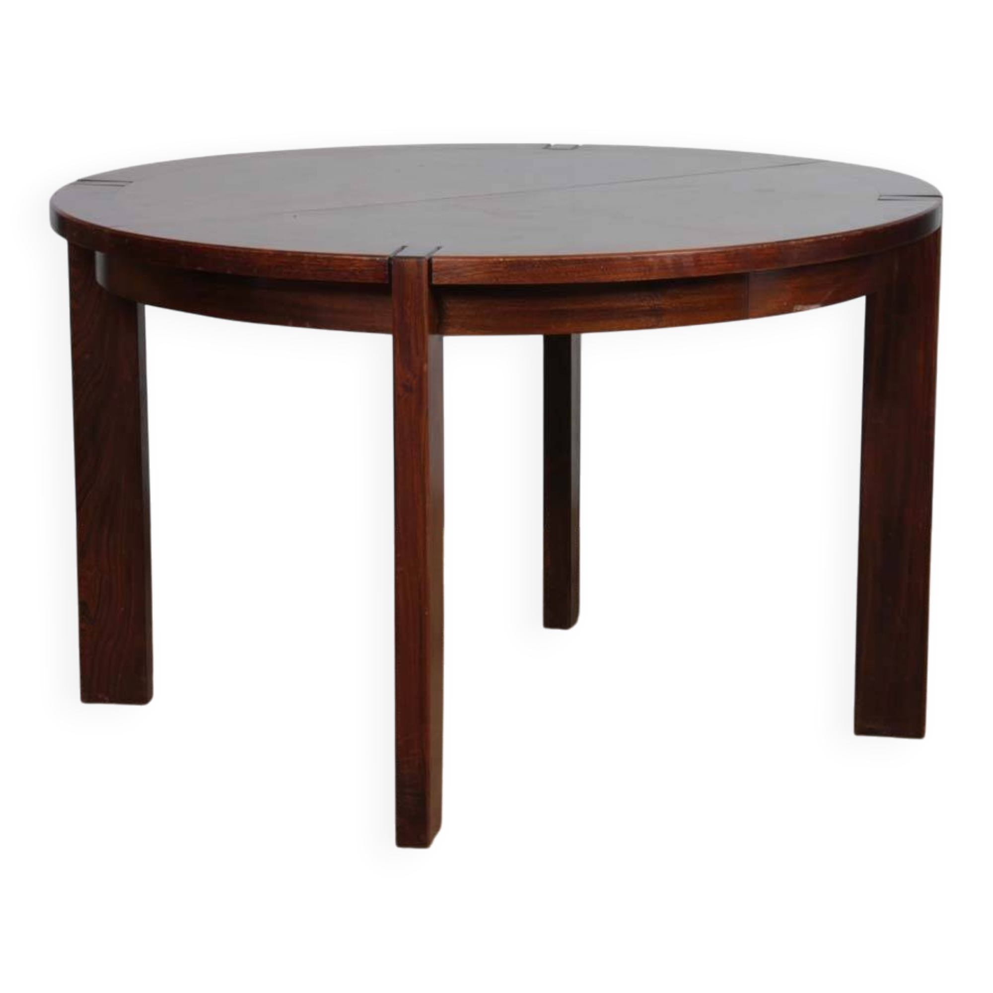 1970s extendable wooden dining table