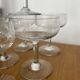Set 6 coupes champagne gravées Louis XVI