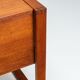 Scandinavian modern storage cabinet in teak with sled base Denmark 1960