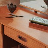 Coiffeuse vintage anglaise en teck – Limelight Furniture – Années 60