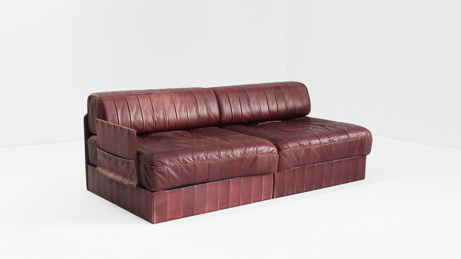 De Sede DS 88 modular sofa leather patchwork Switzerland 1970s