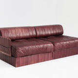 De Sede DS 88 modular sofa leather patchwork Switzerland 1970s