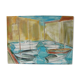 Large-format painting Marine Port of Collioure