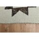 1970s Vintage Turkish Oushak Handmade Wool Cotton Beige Runner Rug 88x279