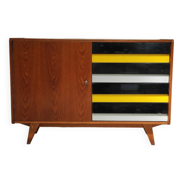 Buffet U458 jaune par Jiri Jiroutek pour Interier Praha 1960