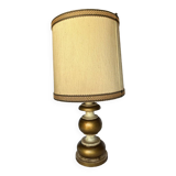 Lampe  à poser en bois peint vintage