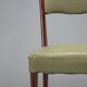 Vintage beech chairs, painted, faux leather, design, Italy, 1960s
