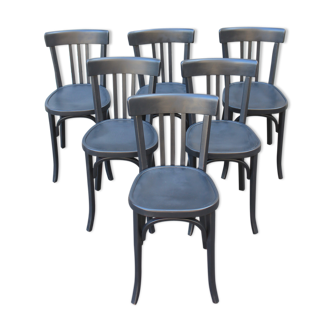 Set of 6 Baumann bistro chairs