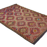Anatolian handmade kilim rug 273 cm x 178 cm