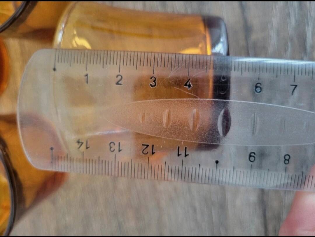Duralex - lot de 4 tasses à café verre orange